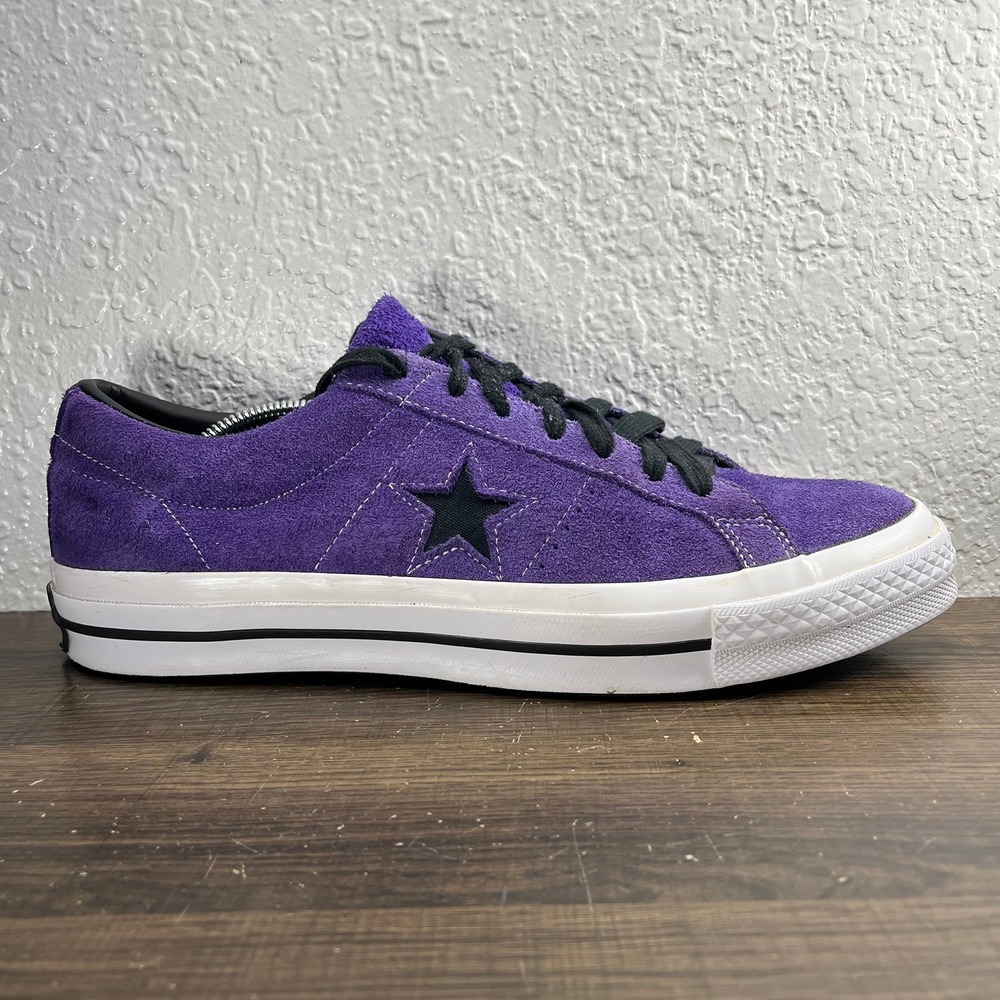 Converse One Star Ox Unisex Purple White Shoes - M 11 - W 13